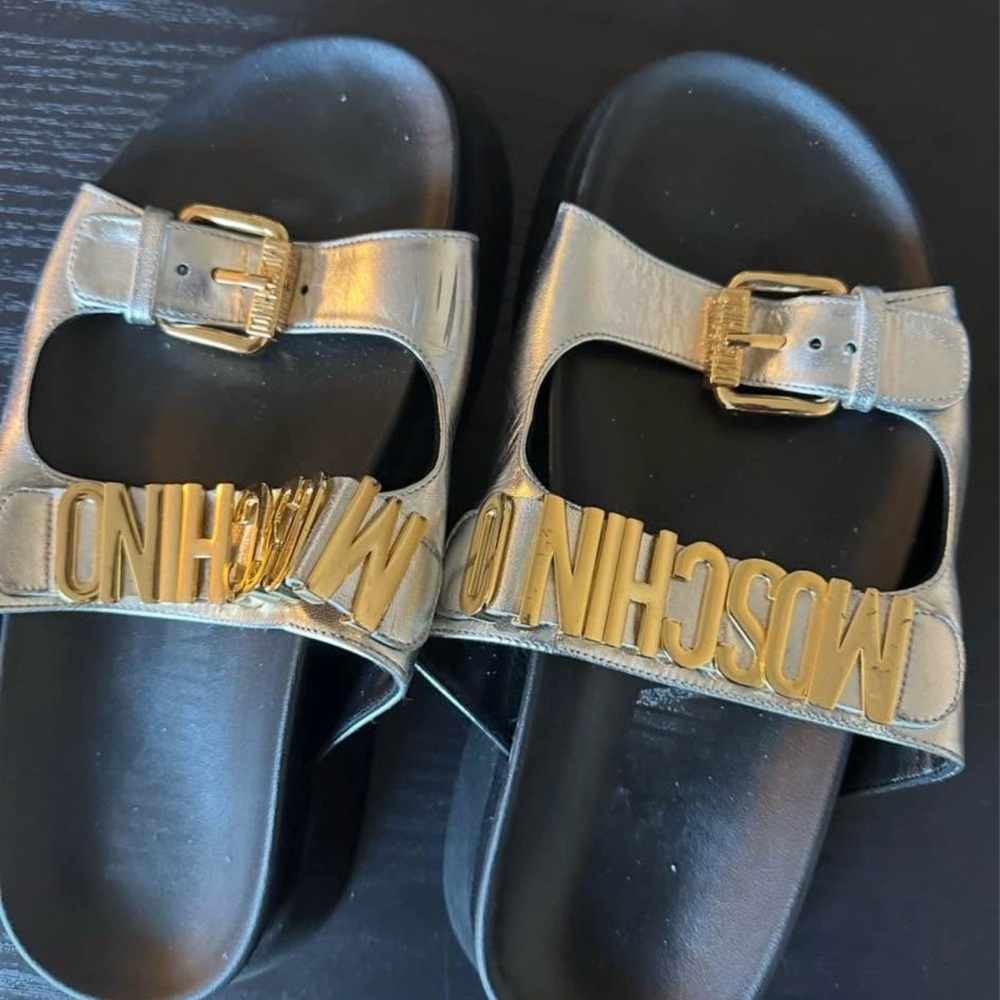 Moschino Black Sole Footwear